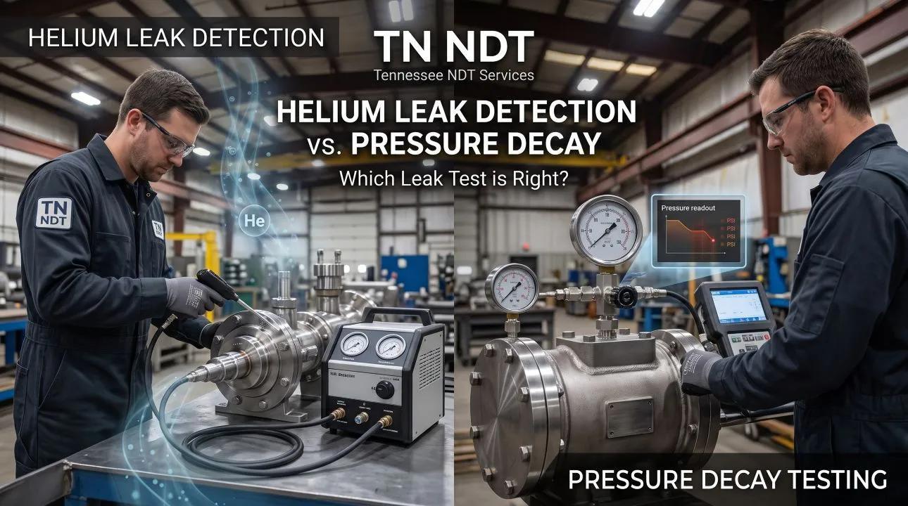 Helium Leak Detection vs Pressure Decay: Which Leak Test Should You Use?